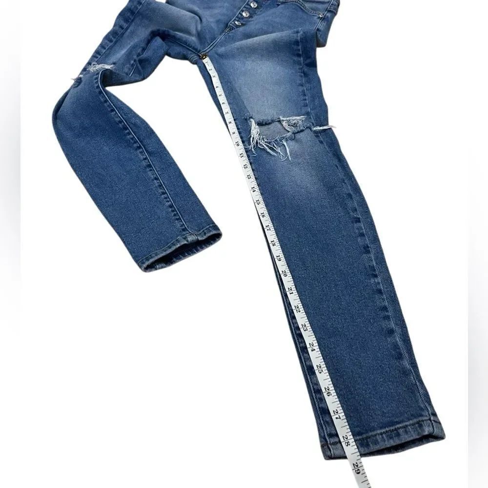 Forever 21 High-Rise distressed Skinny jeans Size 28 - Picture 12 of 14